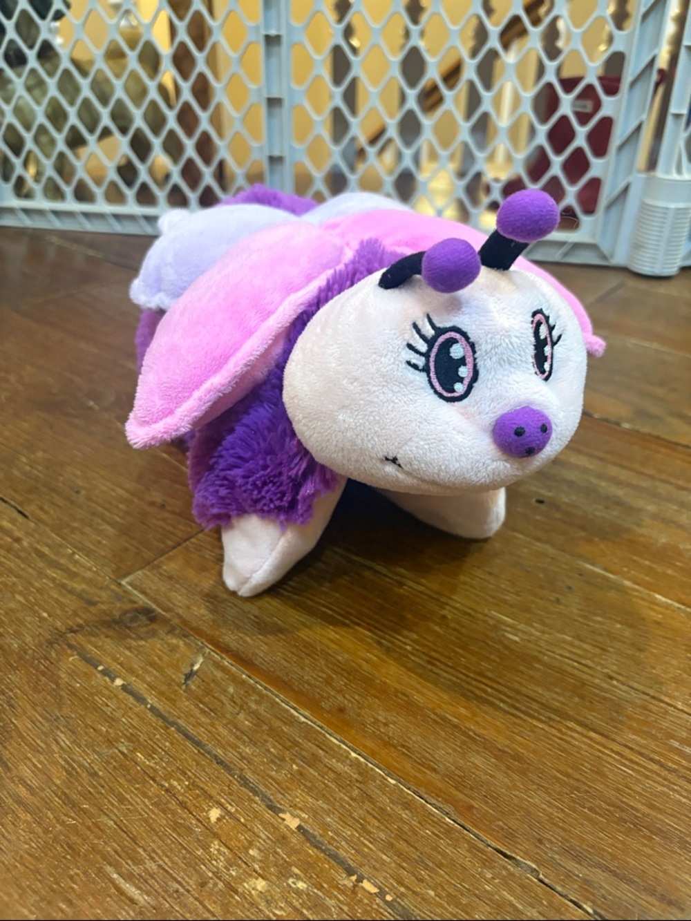 Purple & Pink Ladybug Pillow Pet - Picture 3 of 6